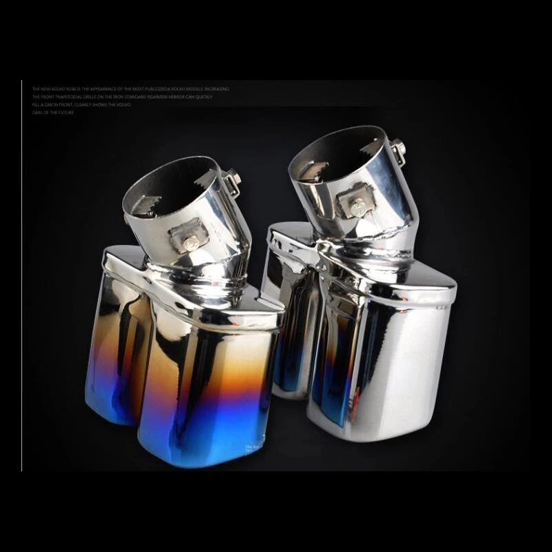 1 шт. глушитель выхлопной трубы из нержавеющей стали | Автомобили и мотоциклы