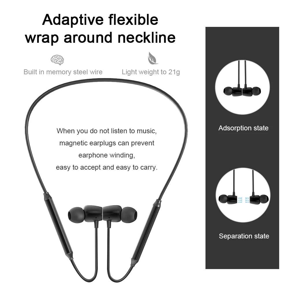 Горячая продажа Bluetooth наушники 48H Музыка Время Водонепроницаемый гарнитура