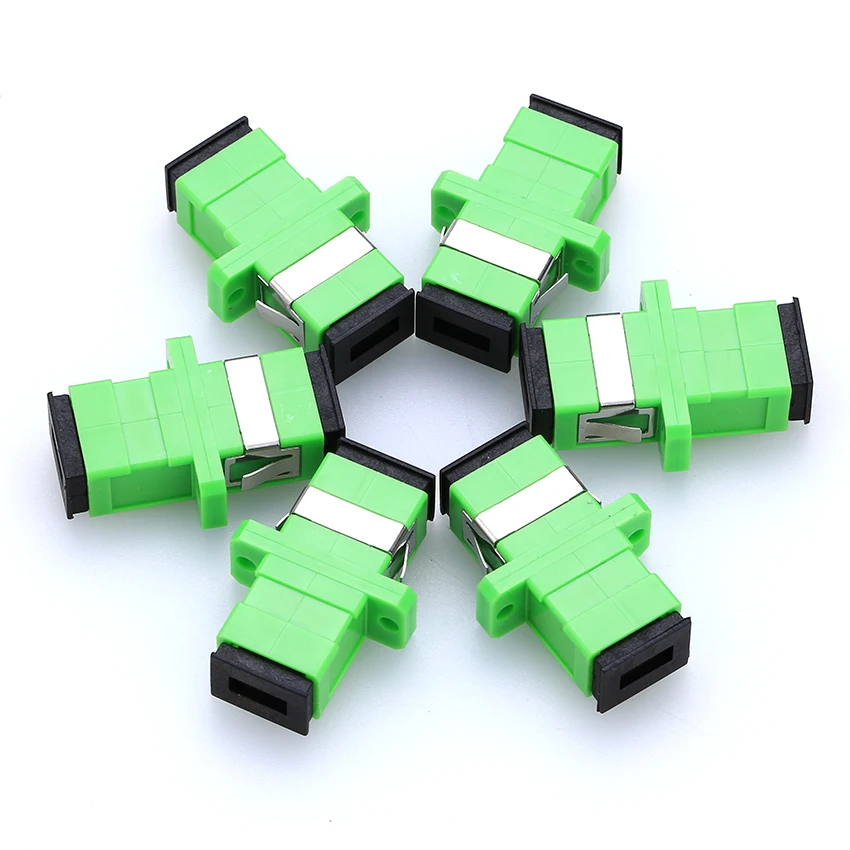 Бесплатная доставка 10 шт. SC/APC адаптер волоконно оптический соединитель SC