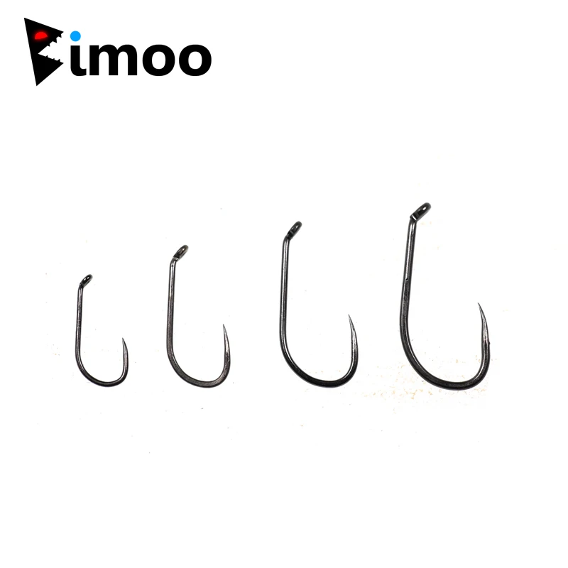 Bimoo 20 шт. #12 #14 #16 #18 завязывающий крючок для сухих мушек крепкие и острые