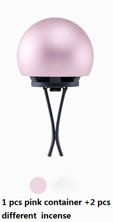 Pink Автомобильный освежитель воздуха Xiaomi Mijia Guildford, лимон, апельсин, духи, алюминиевый сплав, зажим, магнитный диффузор для благовоний - Цвет: Pink