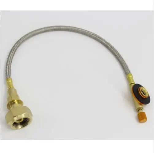 Package 6 YINGTOUMAN Camping Stove Propane Refill Adapter Gas Burner LPG Flat Cylinder Tank Coupler Bottle Adapter Safe Save for Russia - Цвет: Package 6
