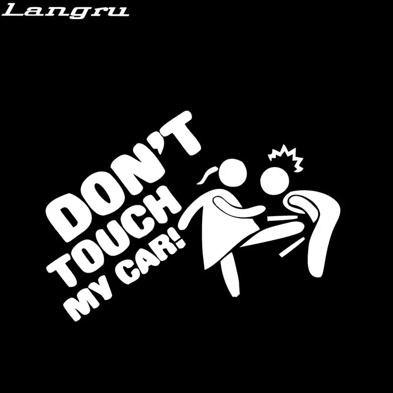 Langru автомобильный Стайлинг для Don't Touch My Car Lady Edition забавная персональная
