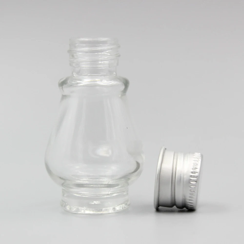 100pcs 20ml transparent oil fragrance bottle make-up cream glass bottles hot sale