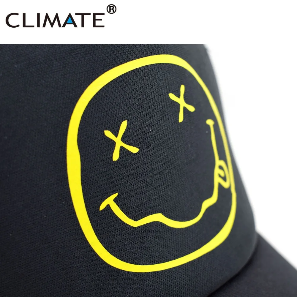 Климат панк рок Nirvana Кепки шляпа летом прохладно сетки S в стиле Вентиляторы Лето