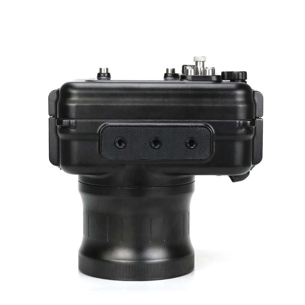 安い 新しいアップグレードアルミハウジング用ソニーa7 28〜70ミリメートルレンズ100メートル/325ft水中防水カメラハウジングケース