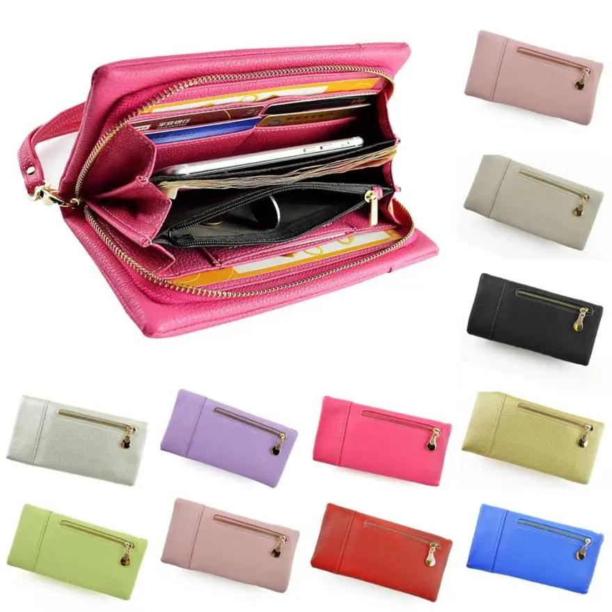 7 видов цветов 2020 Новое поступление женские кошельки Золотой Бренд Женский