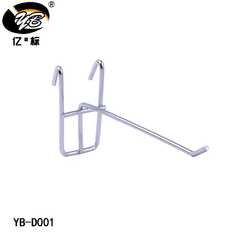 Бесплатная доставка 20 шт. Металл Gridwall крючки супермаркет дисплей Железный крючок