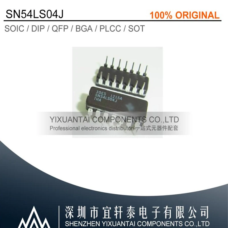sn54ls04j dip14