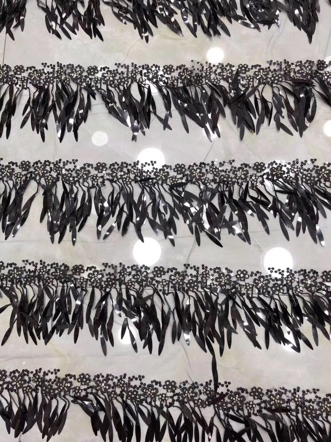 Nigerian Tulle Lace Fabaric Latest 2019 High Quality African Sequins Fabric For Wedding Dress | Дом и сад