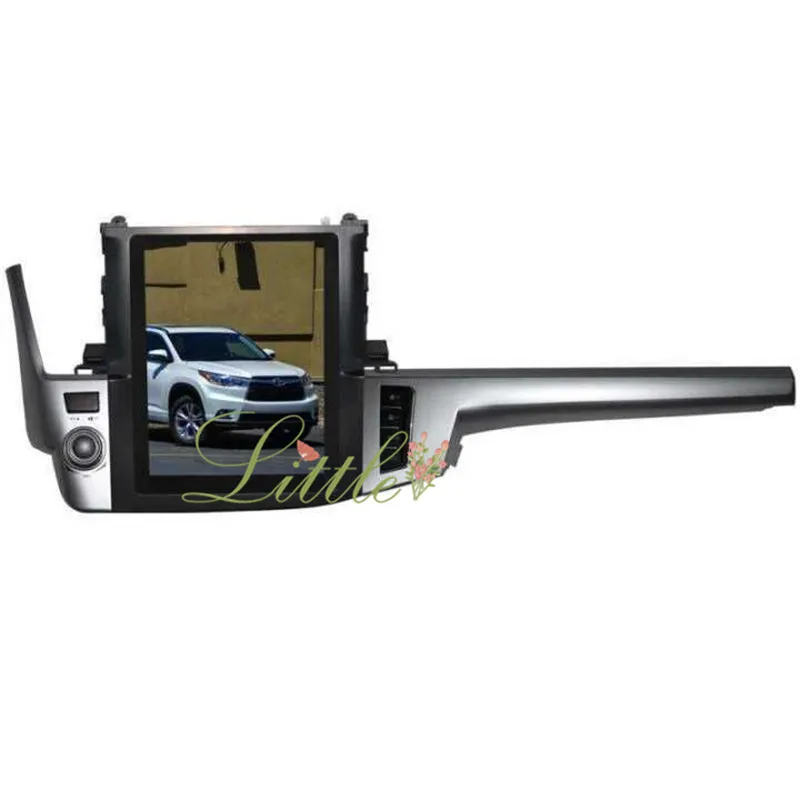 Tesla стиль 12,1 дюймов автомобиль без DVD плеер gps навигация для Toyota Highlander- Радио стерео Мультимедиа сенсорный экран