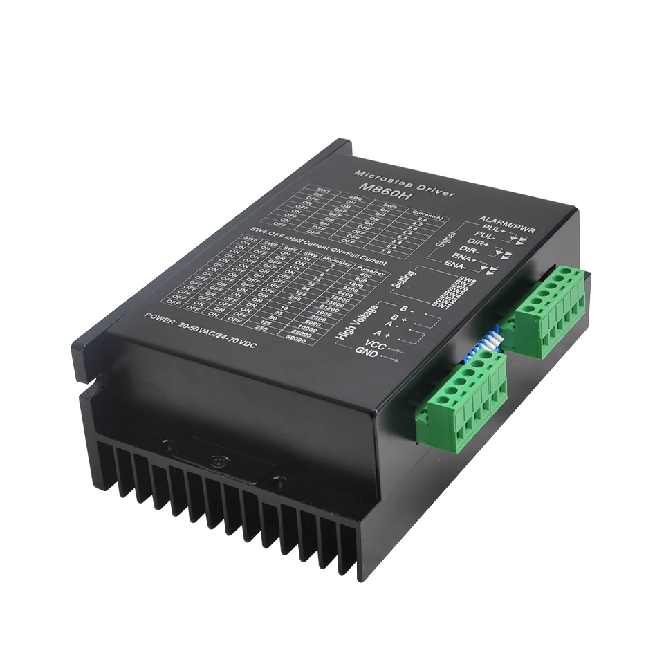 M860H Stepper Motor Driver 256 Subdivision AC/DC Universal 7A Two Phase Hybrid For CNC XYZ | Обустройство дома