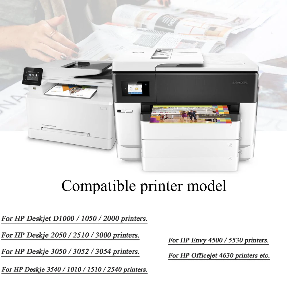 3BK 61XL заправленный чернильный картридж Замена для HP 61 XL Deskjet 1000 1050 1055 2000 2050 2512 3000 J110a