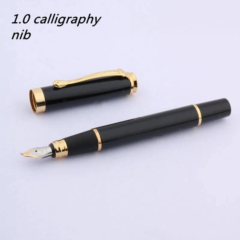 Jinhao 500 черный золотой 1 0 отделка перо для каллиграфии авторучка | Канцтовары офиса