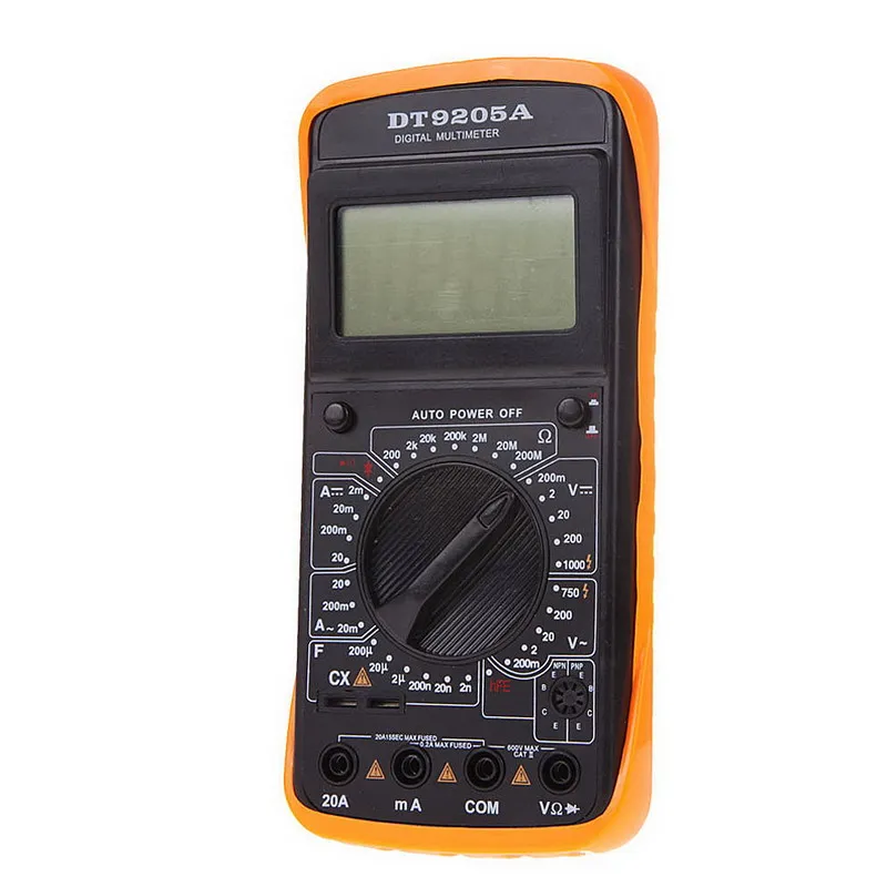 Цифровой мультиметр DT9205A с ЖК дисплеем амперметр переменного/постоянного тока