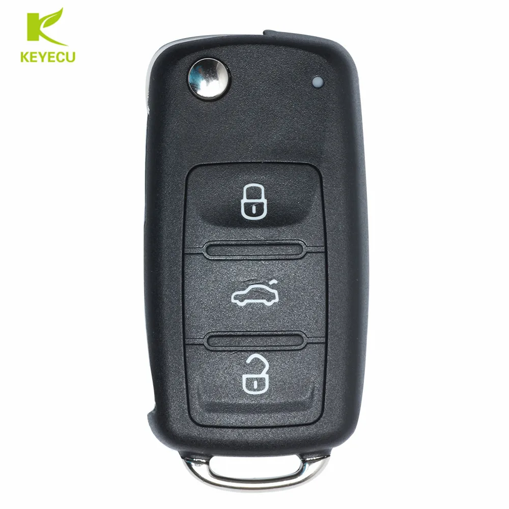KEYECU Aftermarket Flip Remote Key 3 Button 5K0 837 202 AD 433HZ ID48 Chip для VW VOLKSWAGEN Toureg Beetle Golf Jetta|chip id48|chip vwchip golf |