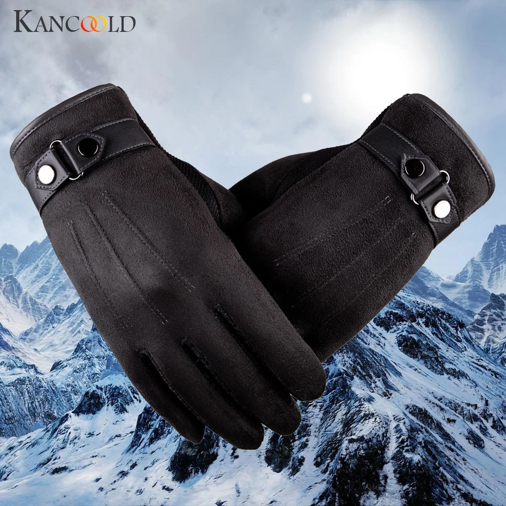 Перчатки KANCOOLD Нескользящие Для мужчин теплая Байкерская обувь лыжный Горные