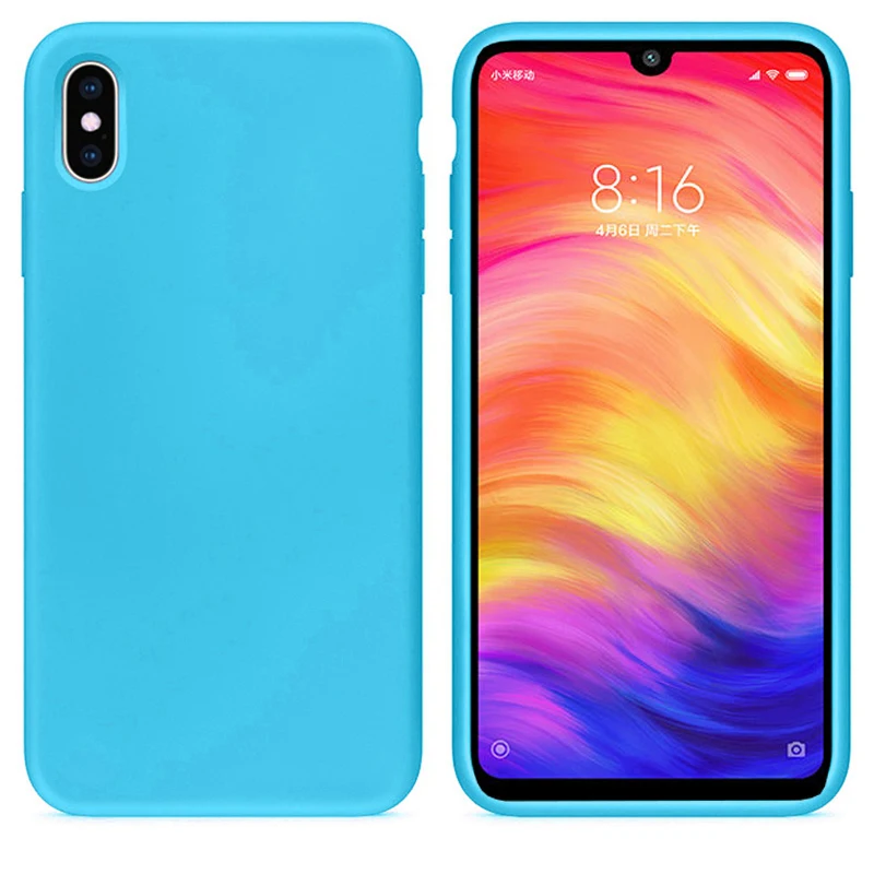 Матовая Карамельный цвет Силиконовые чехлы из ТПУ для Xiaomi mi 9 SE 8 A2 Lite A1 6X 5X Red mi 7 Note 7 6 Pro 5 Plus 5A 6A 4 4X S2 чехол Capa - Цвет: Light Blue