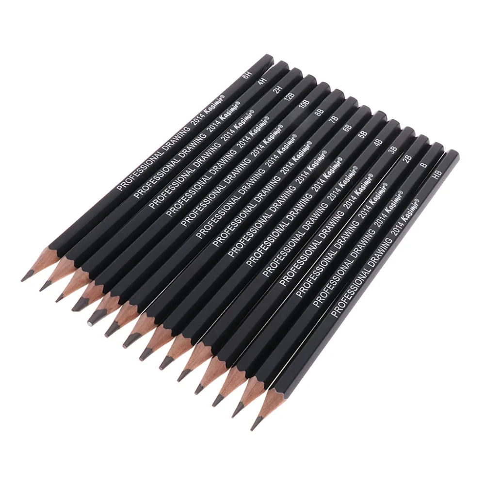 Графитовый карандаш для рисования 12b 10B 8B 7B 6B 5B 4B 3B 2B 1B HB 2H 14 шт.|hb 2b|hb pencil |