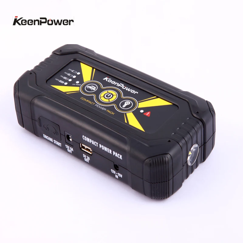 Keen power автомобильный прыжок стартер портативный В 12 бензиновый дизельный