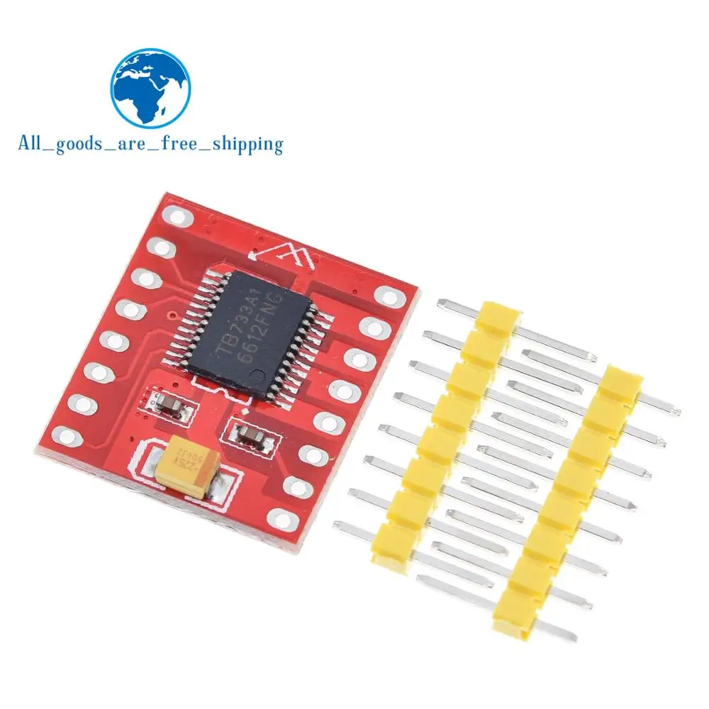 Двухмоторный драйвер TB6612 1А TB6612FNG для микроконтроллера Arduino лучше чем L298N |
