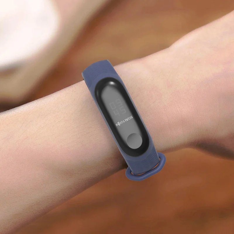 Спортивные силиконовые часы с ремешком браслет для Mi band4 аксессуары браслета