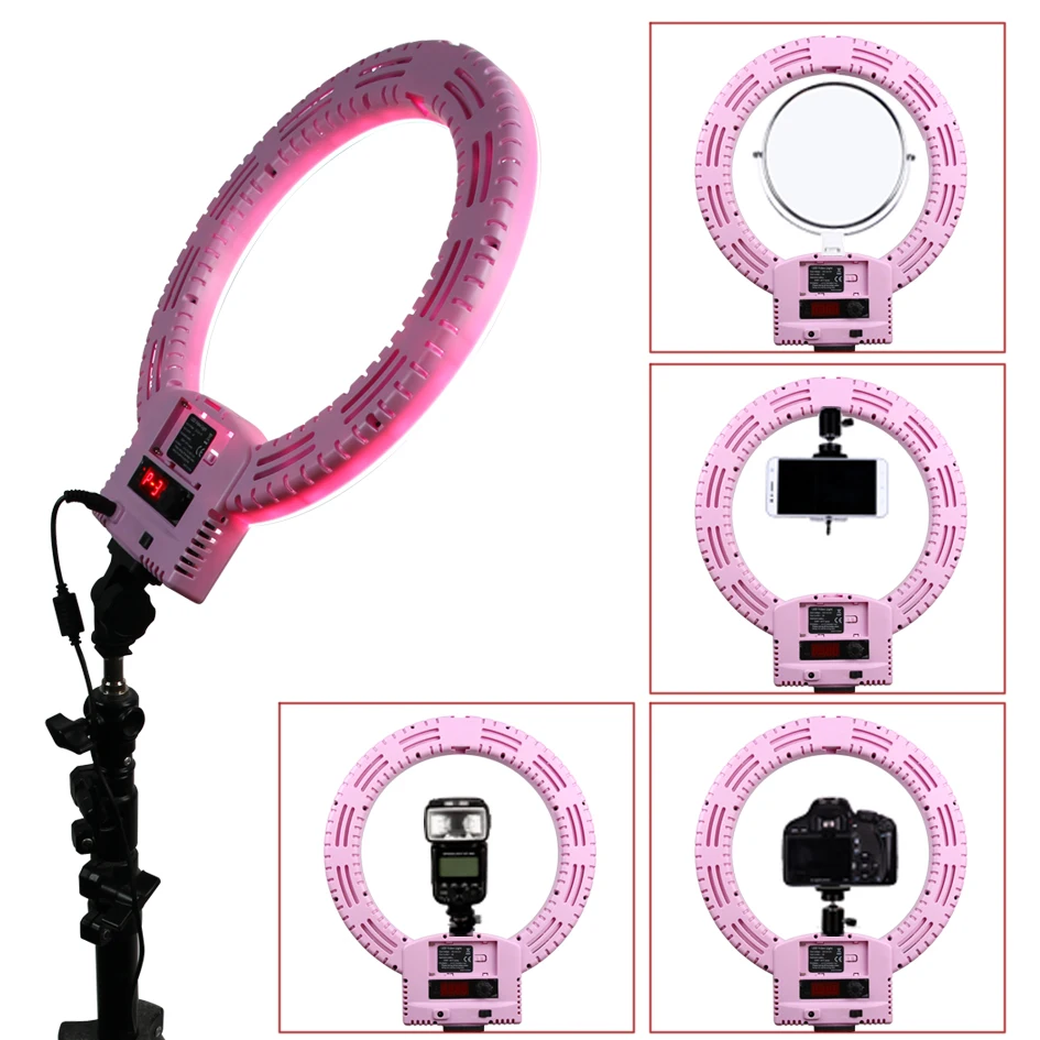 Светодиодное кольцо ALUMOTECH 12 дюймов 3200 5600 к 36 Вт|led light for camera|light cameraled video |