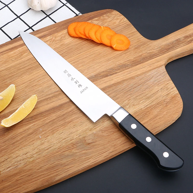 GJS Stainless Steel Professional Chef Special Cuisine Knife Kitchen Salmon Fish Sashimi Cut Vegetable Sushi Fruit Knives | Дом и сад
