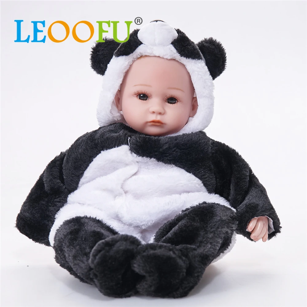 LEOOFU 18 дюймов милый bebe возрождается тело куклы силиконовые для новорожденных и