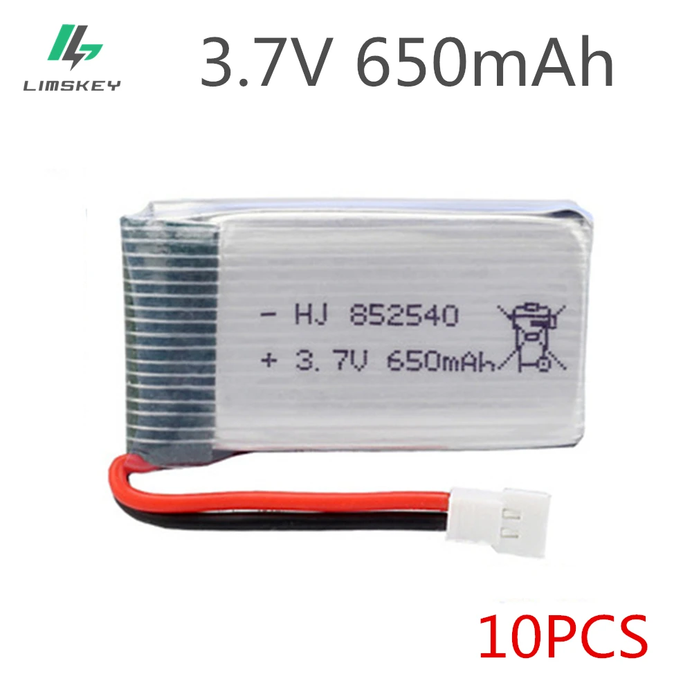10 шт./лот 3 7 в 650 мАч литий полимерный аккумулятор для Syma X5C X5 x5c X5SW X5SC