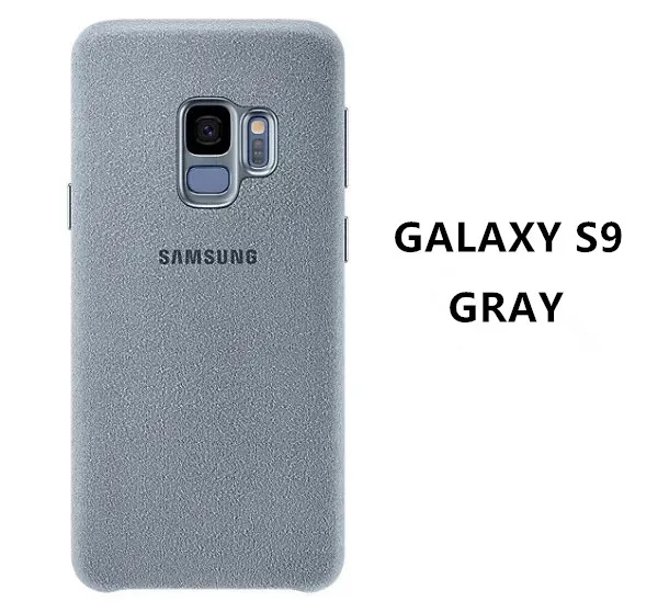 Чехол для samsung S9, защитный чехол из натуральной замши для samsung S9 Plus S9+ EF-XG9650 9500, чехол для Galaxy S9 - Цвет: Galaxy S9 gray