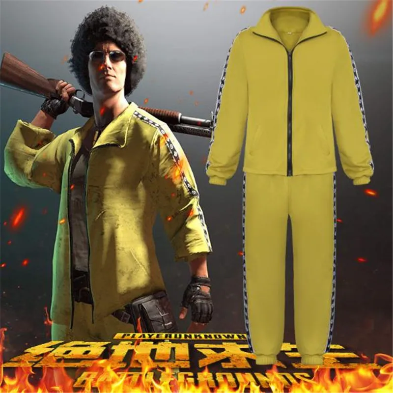 Playerunknown BATTLEGROUNDS Косплей унисекс куртки для взрослых брюки игра PUBG Хэллоуин Бар