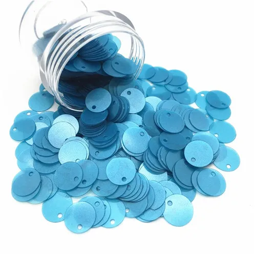 Matte blue Матовые Блестящие Блестки 10 мм ПВХ пайетки с блестками плоские Artesanatos результаты шитье Свадебное Ремесло одежды DIY аксессуар 10 г - Цвет: Matte blue
