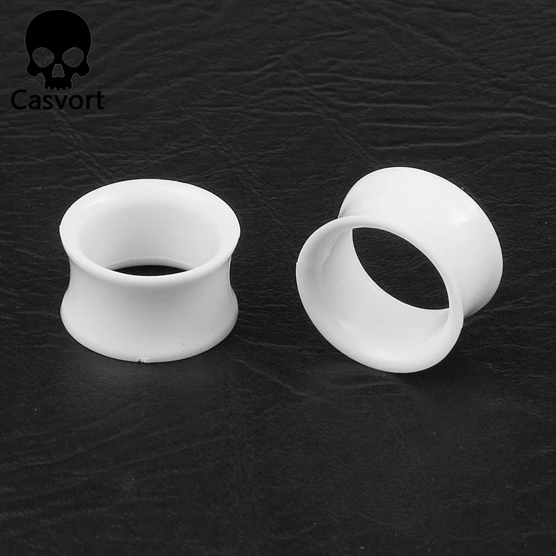Casvort 2 шт. ранцы и туннели серьги растяжки для пирсинга ювелирные