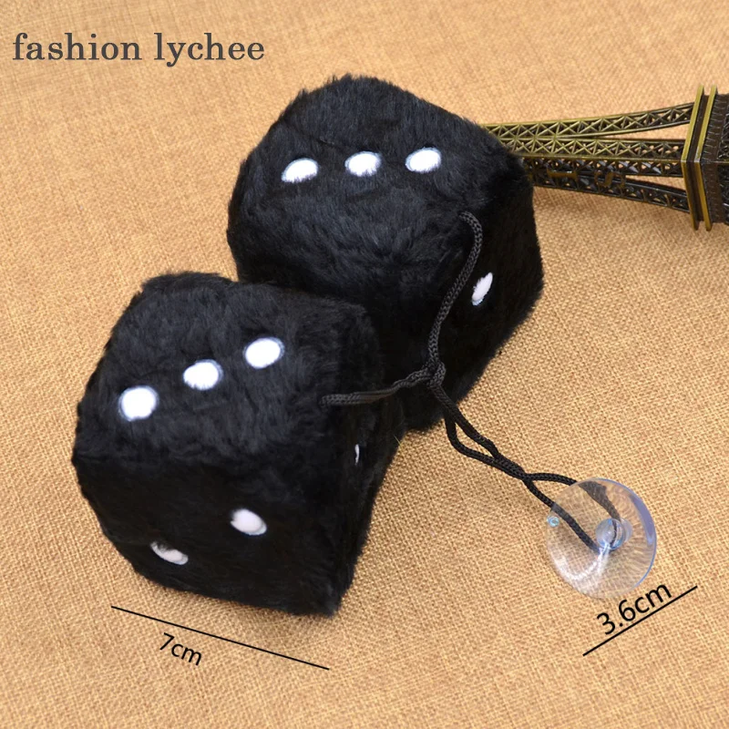 Модные многоцветные Милые 3D кости lychee 1 шт. плюшевый брелок для автомобиля