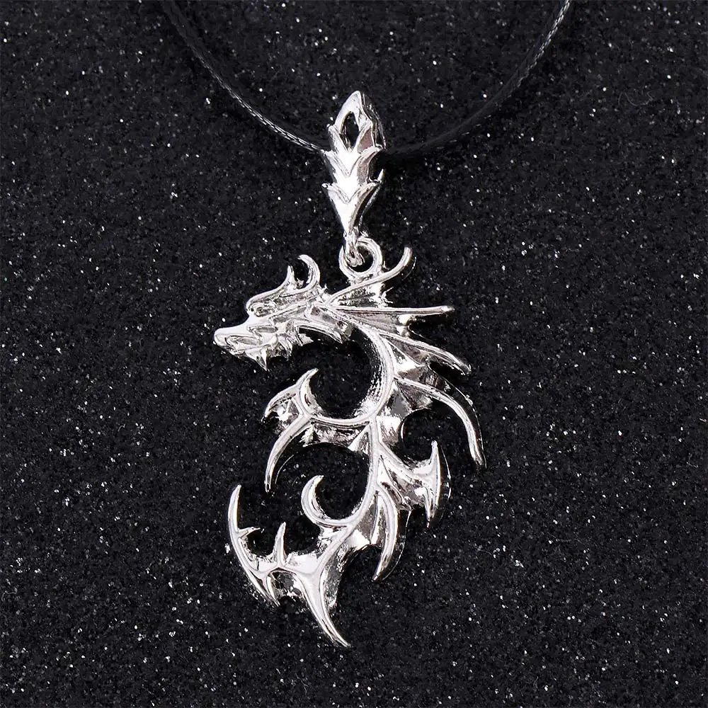 Распродажа винтажные серебряные ожерелья мужские панковские Пламенные