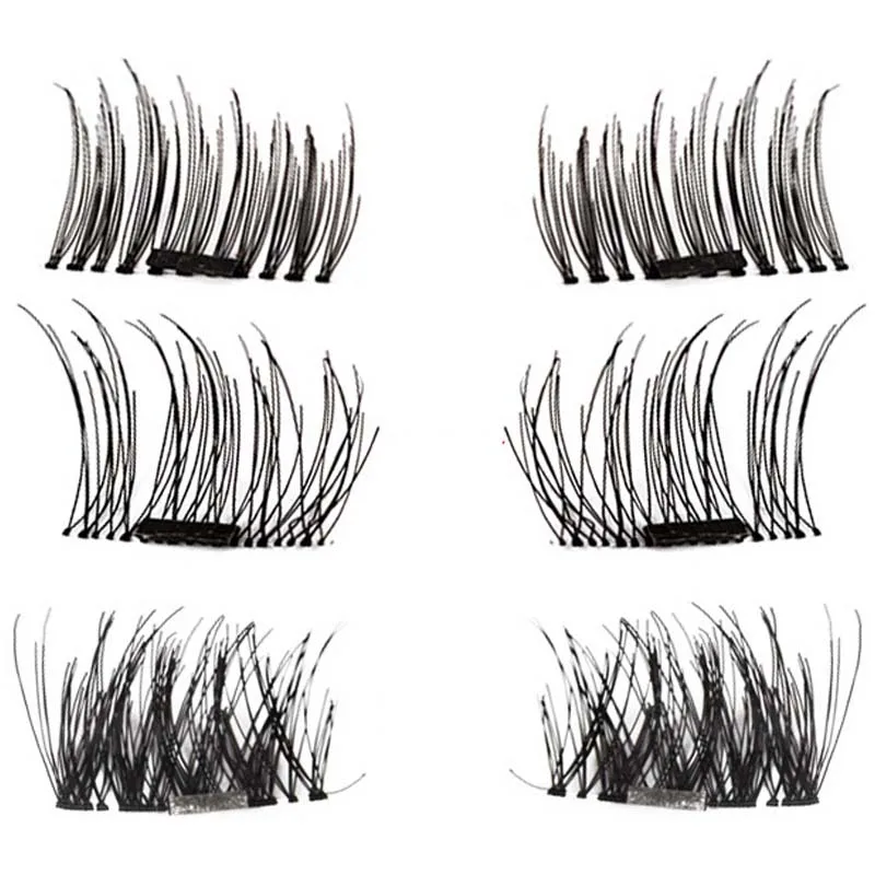 4 шт./2 пары накладные ресницы с магнитом|fake eye lashes|false eyelasheseye lashes |