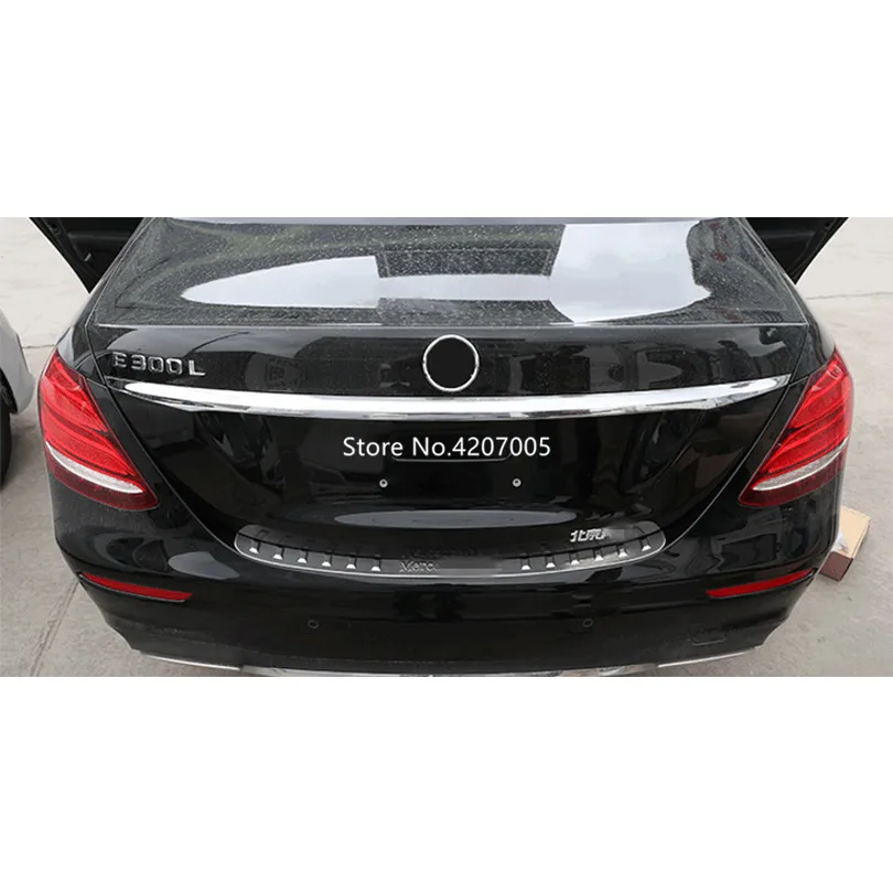 1 шт. внешний Автомобильный задний бампер накладка протектор Накладка для Mercedes Benz