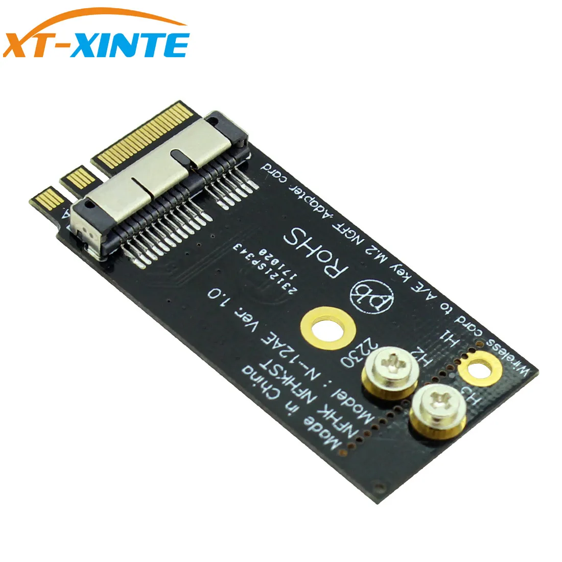 XT XINTE BCM94360CS2 BCM943224PCIEBT2 A/E ключ адаптер карты Модуль 12 + 6 Pin беспроводной Wi Fi скорость