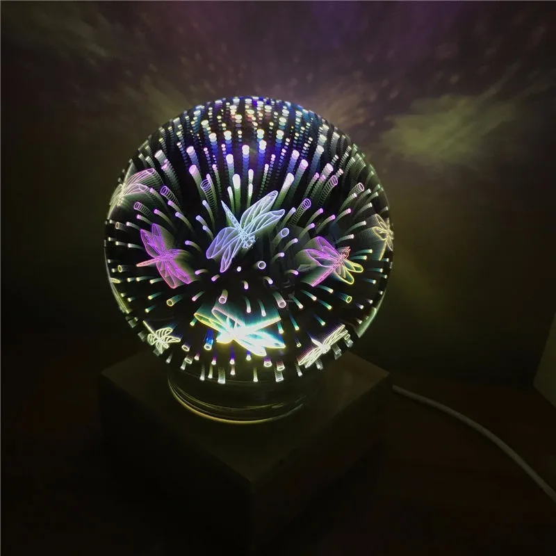 Novelty Star Night Light 3d Magic Glass Ball Starry Sky light Decoration Table Lamp Sphere Fairy Tale Fireworks | Освещение