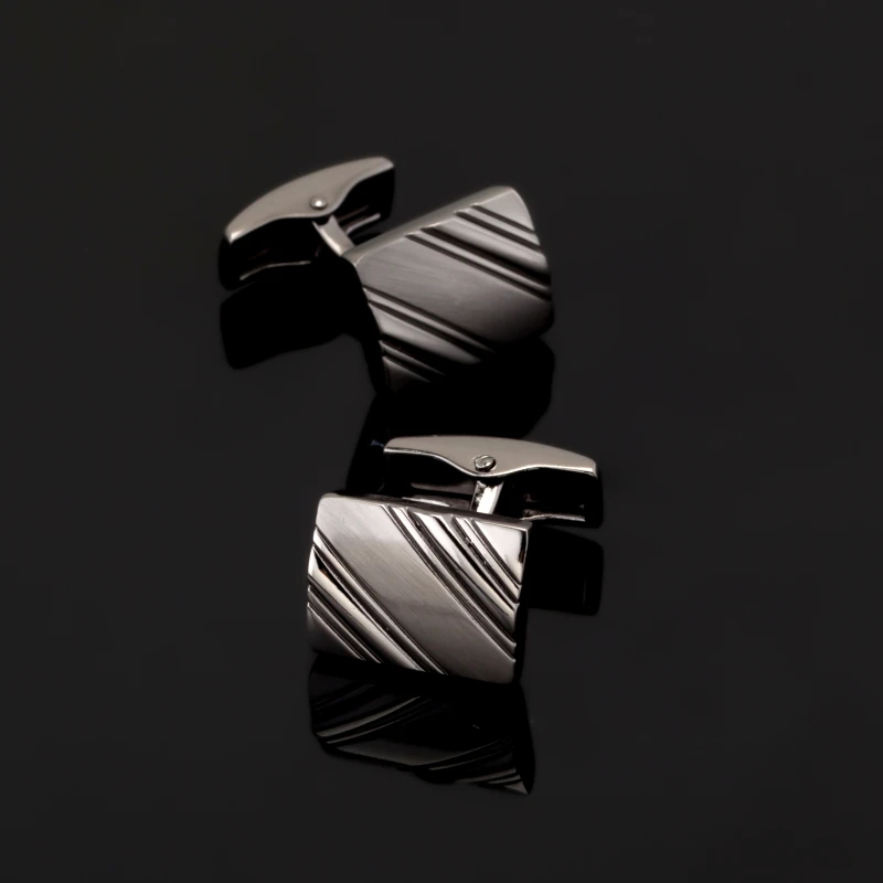 

XK469 высококачественные французские запонки черного цвета запонки в клеточку, 3 Двойная распродажа Бесплатная доставка