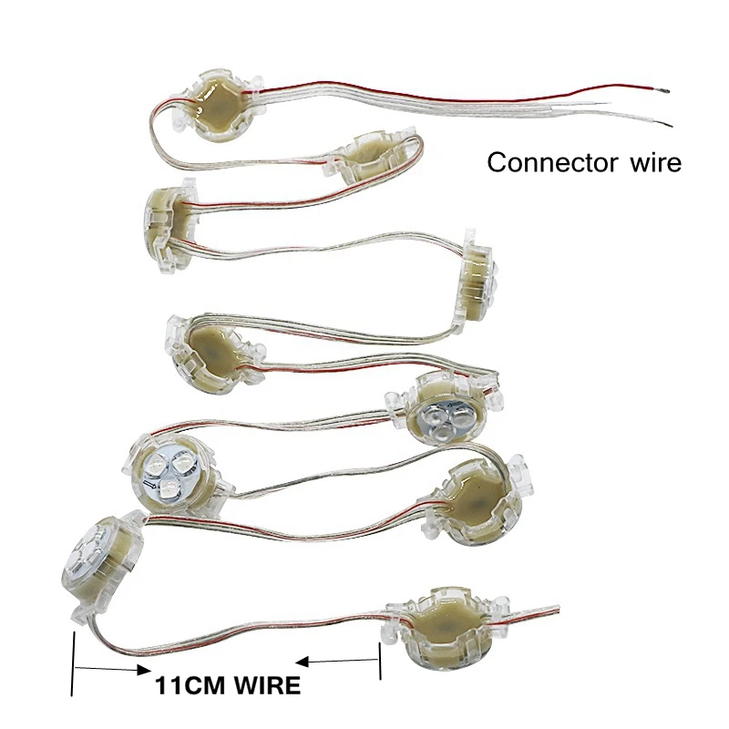 SZYOUMY DC12V WS2811 30 мм рассеянный светодиодный пиксельный модуль Полноцветный 3