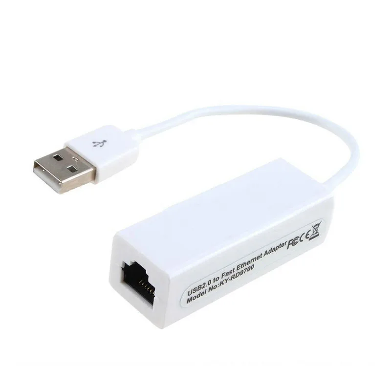USB 2 0 к RJ45 Ethernet Lan адаптер 10/100 Мбит/с быстрые сети адаптеры для Win 7/8/10 JR предложения |