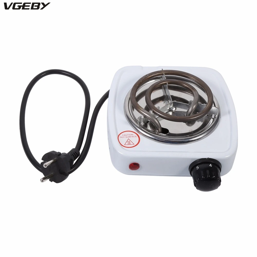 220V 500W электрический барбекю плита из нержавеющей стали дома Кухня Плита Кофе