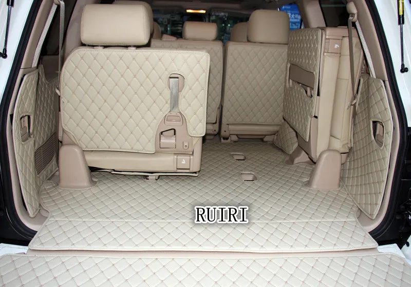 Высокое качество! Полный набор автомобильных ковриков для багажника Lexus LX 570 7 мест водонепроницаемые коврики для багажника, коврики для багажника LX570-2008
