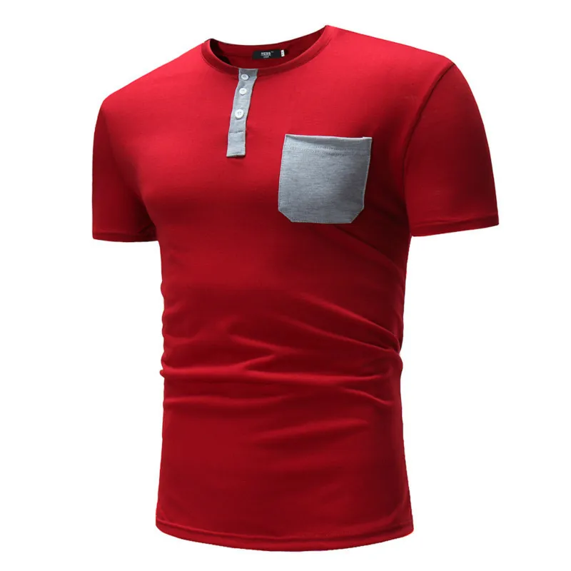 

3 Colors Mens Summer Fashion Tshirts Slim T-shirt Casual Short Sleeve Tee Shirt Clothing Brand Size M-3XL