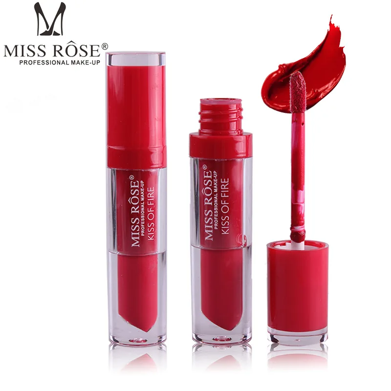 MISS ROSE 24 цвета водонепроницаемый прочный не легко отбеливать глазурь для губ
