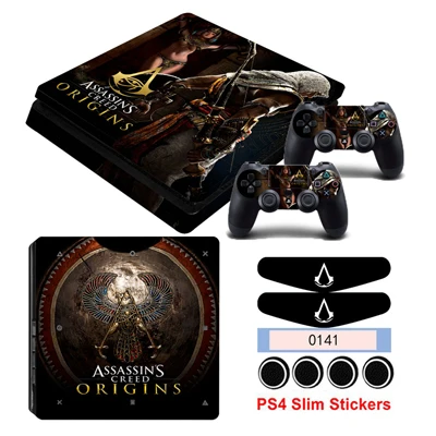 YSP4S-1711 PS4 тонкие наклейки для Playstation 4 Slim консоли и контроллера из винила и Стикеры Защитный игры Стиль наклейки для кожи - Цвет: YSP4S-1711