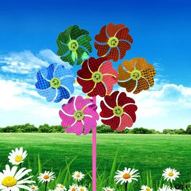 Ветряная мельница ветер Спиннер детские игрушки Pinwheel Блестящий привлекательный