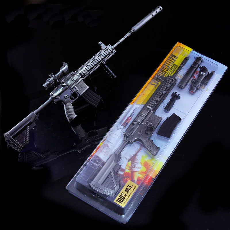 Howplay M416 винтовки металлические пистолет брелок pubg игрушечный снайперская